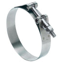 Ideal Tridon 3-1/2 in. 3-13/16 in. 350 Silver Hose Clamp Stainless Steel Band T-Bolt