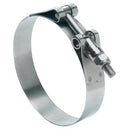 Ideal Tridon 3-1/4 in. 3-9/16 in. 325 Silver Hose Clamp Stainless Steel Band T-Bolt