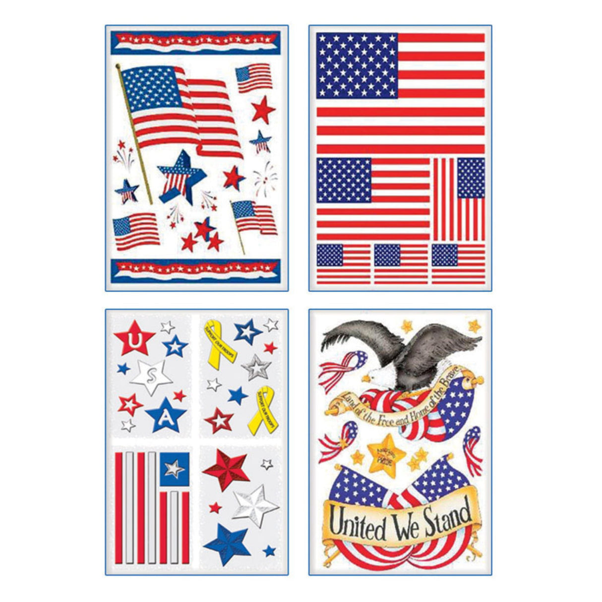 Impact Innovations Patriotic Window Clings 1 pc