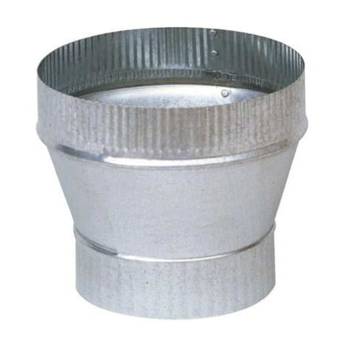 Imperial 5 in. D X 6 in. D Galvanized Steel Furnace Pipe Reducer