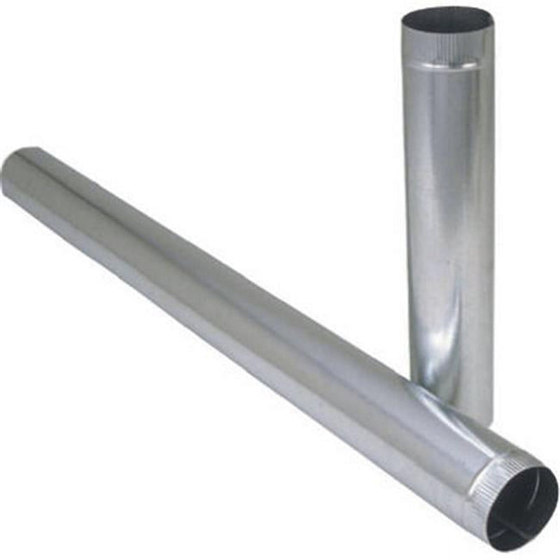 Imperial 4 in. D X 24 in. L Galvanized Steel Furnace Pipe