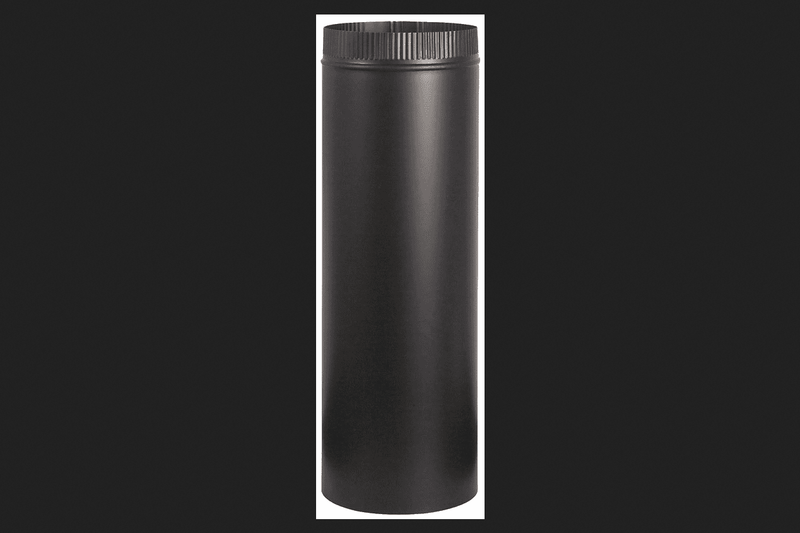 Imperial 4 in. D X 24 in. L Steel Stove Pipe
