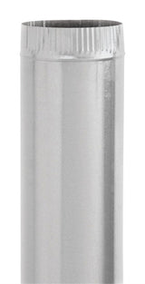 Imperial 4 in. D X 24 in. L Galvanized Steel Furnace Pipe