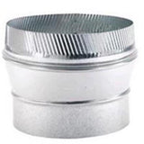Imperial 6 in. D X 7 in. D Galvanized Steel Furnace Pipe Increaser