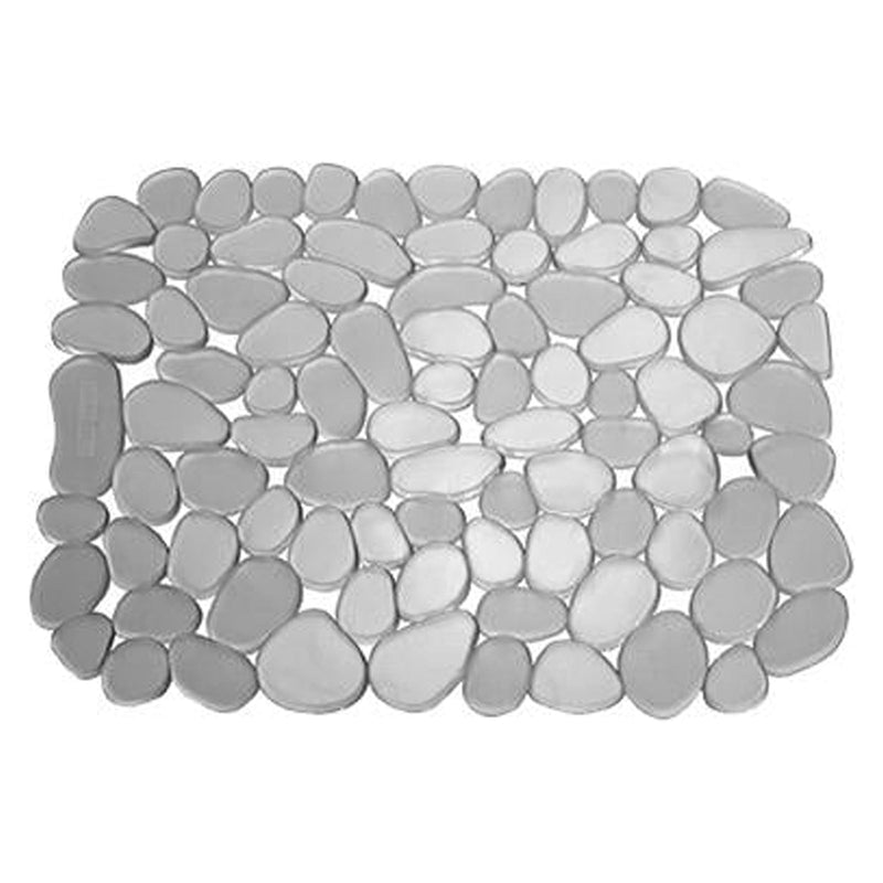 iDesign Gray Plastic Sink Mat