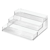 iDesign Linus 4 in. H X 10 in. W X 9-3/16 in. L Clear Spice Organizer