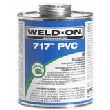 Weld-On 717 Gray Solvent Cement For PVC 32 oz