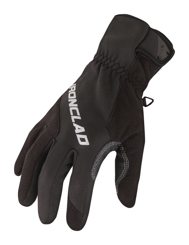 Ironclad Summit XL Fleece Winter Black Gloves