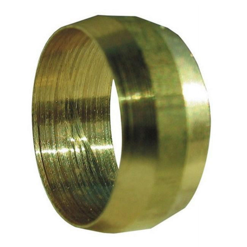 JMF Company 1/8 in. Compression X 1/8 in. D Compression Brass Sleeve