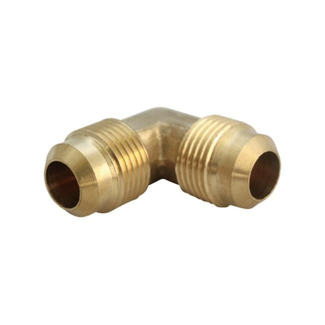 JMF Company 1/4 in. Flare X 1/4 in. D Flare Brass 90 Degree Elbow