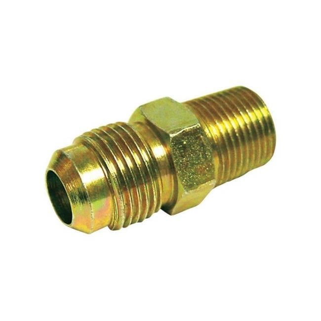 JMF Company 5/16 in. Flare X 1/8 in. D MPT Brass Adapter