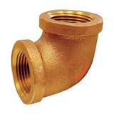 JMF Company 3/8 in. FPT X 3/8 in. D FPT Red Brass 90 Degree Elbow