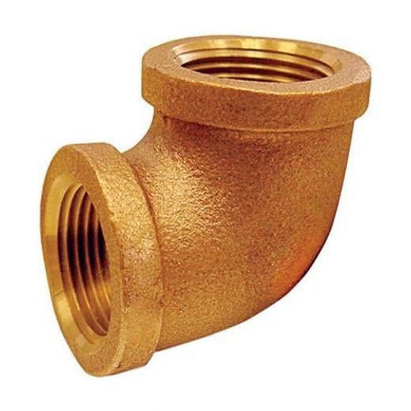 JMF Company 3/8 in. FPT X 3/8 in. D FPT Red Brass 90 Degree Elbow