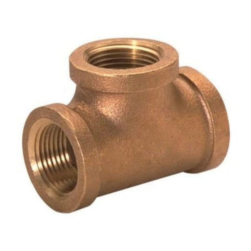JMF Company 3/8 in. FPT X 3/8 in. D FPT Red Brass Tee