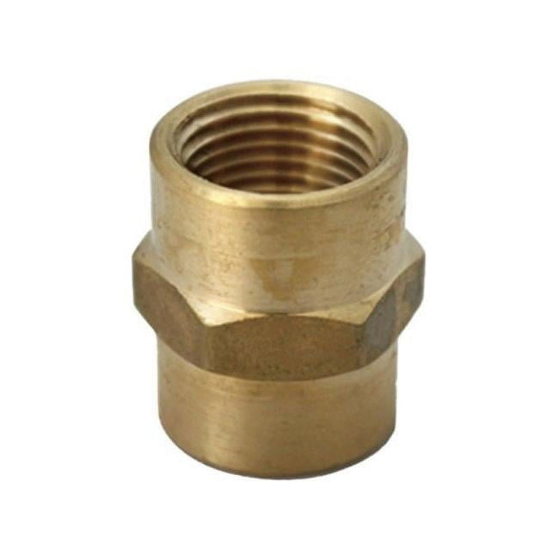 JMF Company 3/8 in. FPT X 1/8 in. D FPT Brass Reducing Coupling