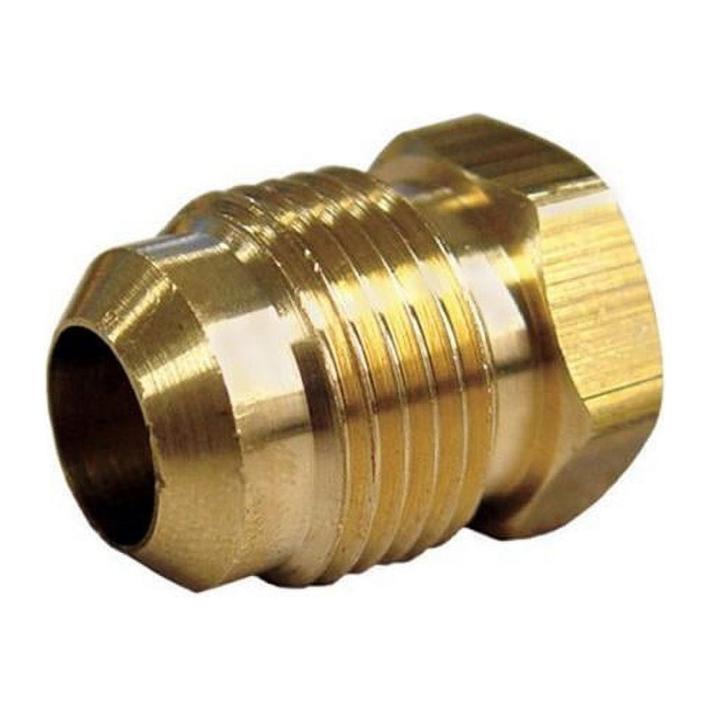 JMF Company 5/8 in. Flare Brass Hex Plug