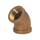 JMF Company 1-1/4 in. FPT X 1-1/4 in. D FPT Red Brass 45 Degree Elbow