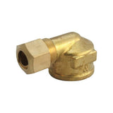JMF Company 3/8 in. Compression X 1/2 in. D FPT Brass 90 Degree Elbow