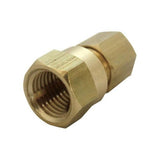 JMF Company 1/4 in. Compression X 3/8 in. D FPT Brass Compression Adapter