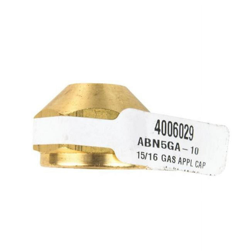 JMF Company 15/16 in. Flare Brass Cap