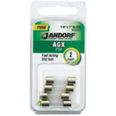Jandorf AGX 2 amps Fast Acting Fuse 4 pk