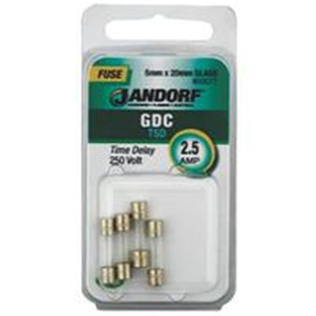 Jandorf GDC 2.5 amps Time Delay Fuse 2 pk