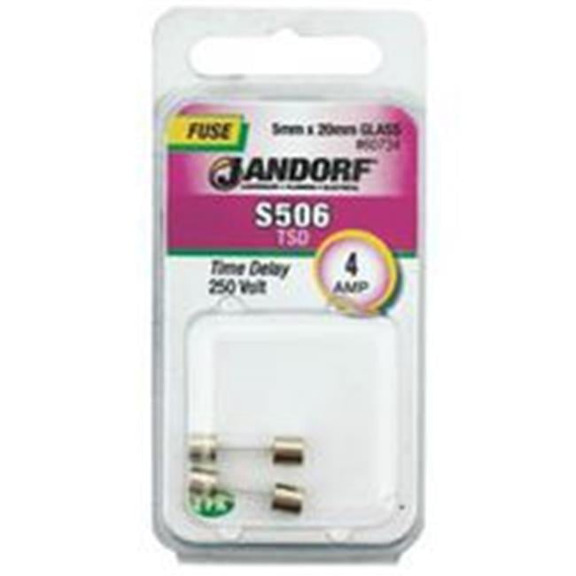 Jandorf S506 4 amps Time Delay Fuse 2 pk
