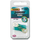 Jandorf 16-14 Ga. Insulated Wire Terminal Ring Green 2 pk
