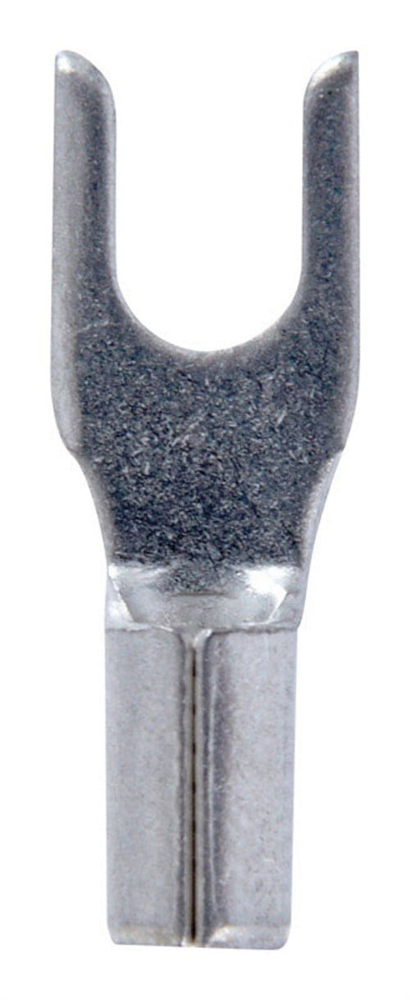 Jandorf 16-14 Ga. Uninsulated Wire Terminal Spade Silver 5 pk