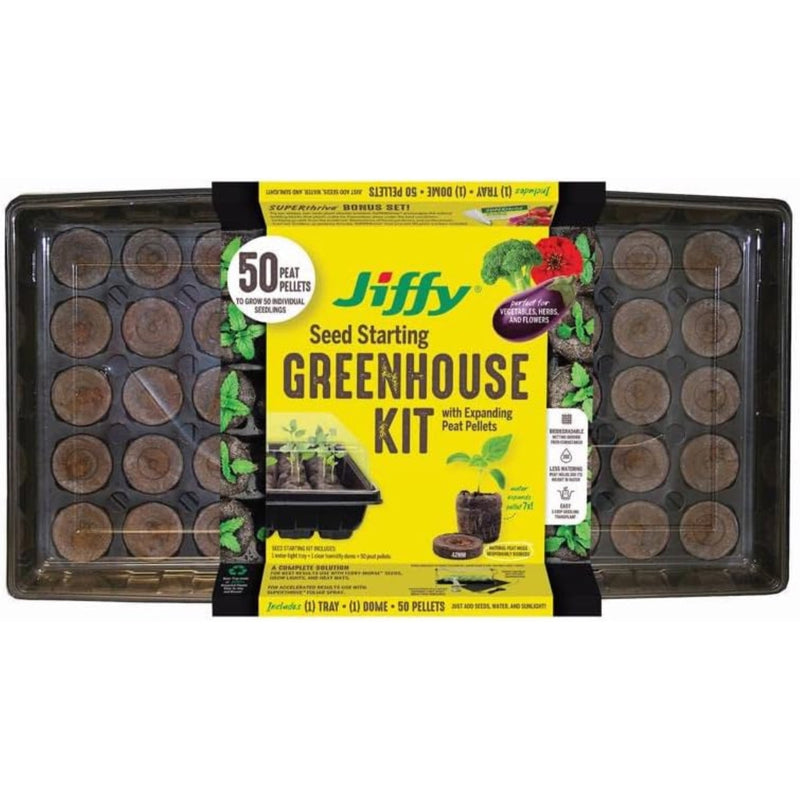 Jiffy 50 Cells 11 in. W X 22 in. L Seed Starting Kit 1 pk