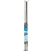 John Sterling Pro 48 in. L X 1 in. D Adjustable Platinum Steel Closet Rod