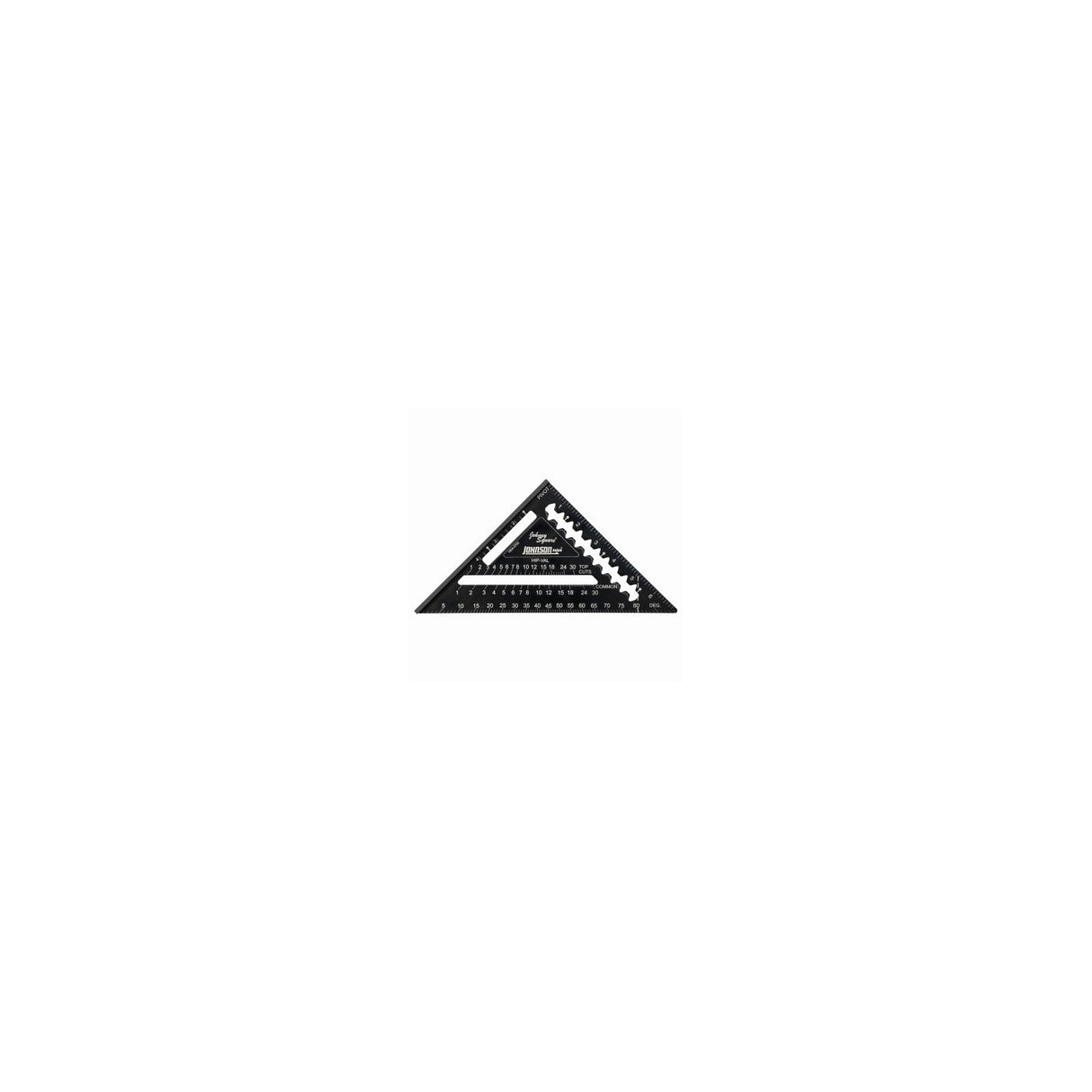 Johnson 7 in. L X 10 in. H Aluminum Rafter Square