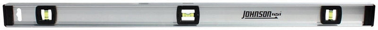 Johnson 36 in. Aluminum I-Beam Level 3 vial