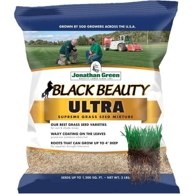 Jonathan Green Black Beauty Ultra All Grasses Sun or Shade Grass Seed 3 lb