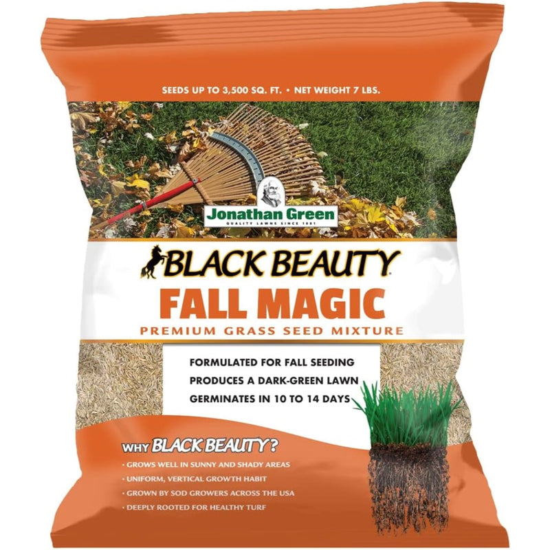 Jonathan Green Black Beauty Fall Magic All Grasses Sun or Shade Grass Seed 7 lb