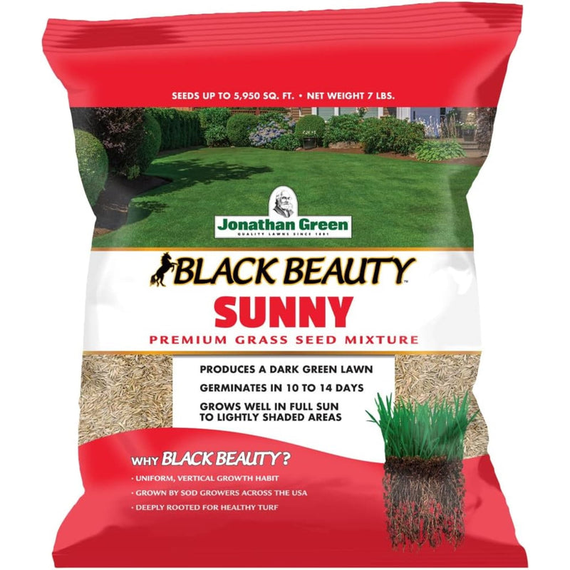 Jonathan Green Black Beauty Sunny Mixed Full Sun Grass Seed 7 lb