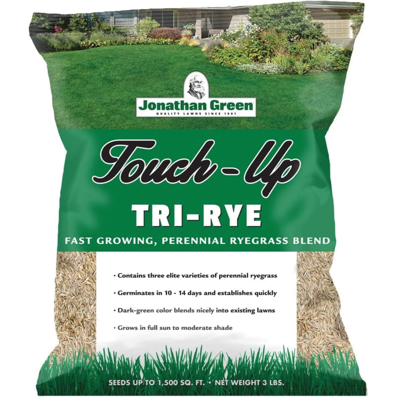 Jonathan Green Touch-Up Perennial Ryegrass Sun or Shade Grass Seed 3 lb