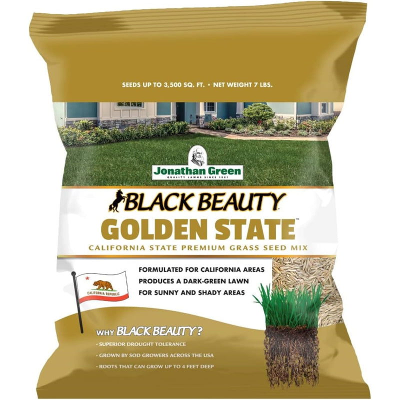 Jonathan Green Black Beauty Golden State Mixed Sun or Shade Grass Seed 7 lb