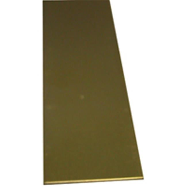 K&S 0.064 in. X 2 in. W X 12 in. L Mill Brass Metal Strip