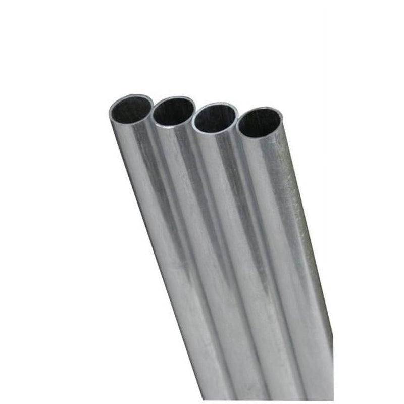 K&S 3/16 in. D X 12 in. L Round Aluminum Tube