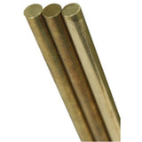 K&S 3/8 in. D X 36 in. L Brass Rod 1 pk