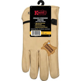 Kinco Men's Indoor/Outdoor Full Grain Driver Gloves Tan M 1 pair