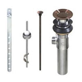 Keeney 1-1/4 in. D Oil Rubbed Bronze Brass Pop-Up Lavatory Drain