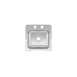 Franke Kindred Stainless Steel Top Mount 15 in. W X 15 in. L Single Bowl Bar Sink