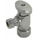 Keeney 5/8 in. Compression X 3/8 in. Compression Brass Angle Stop Valve