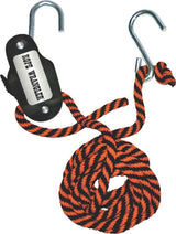 Keeper Rope Wrangler 3/8 in. W X 16 ft. L Black/Orange Tie Down 250 lb 1 pk