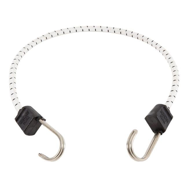 Keeper Black/White Bungee Cord 24 in. L X 0.315 in. 1 pk