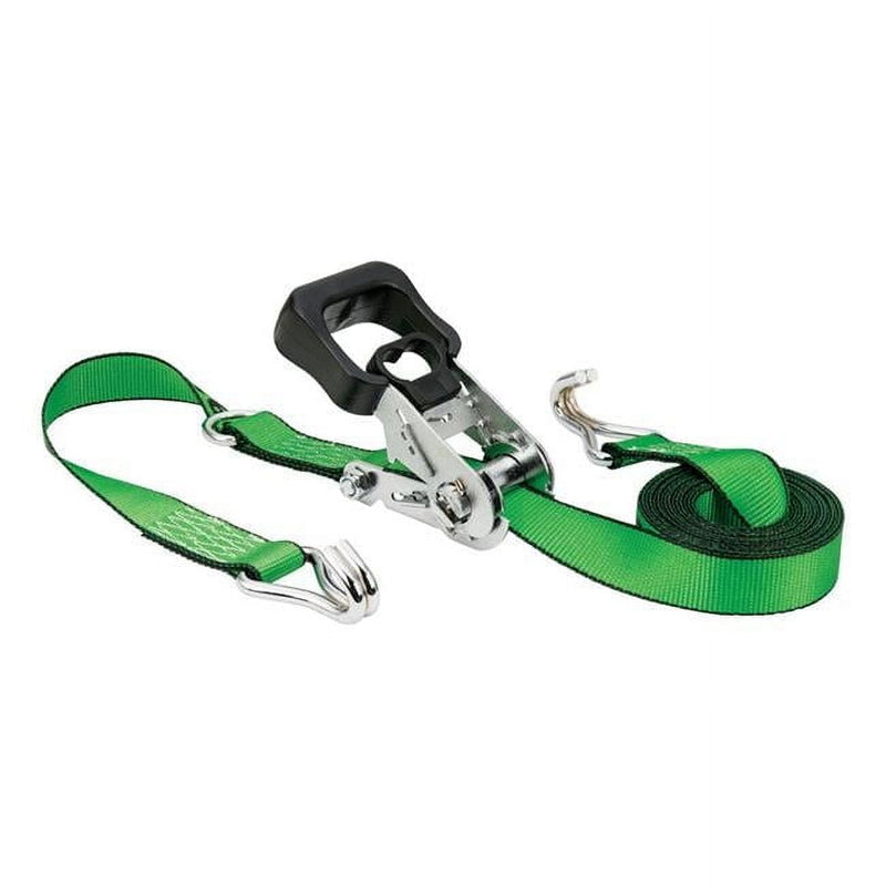 Keeper 1.5 in. W X 16 ft. L Green Ratchet Tie Down Strap 1666 lb 1 pk