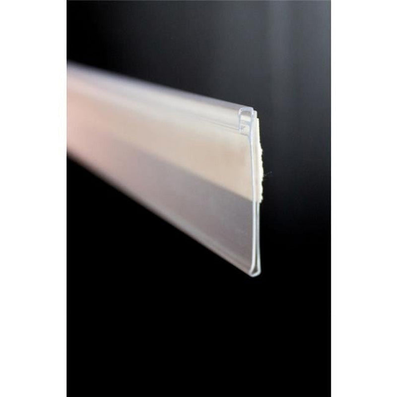 Plastic Shelf Bin Tag Strip 0.25 in. H X 1.5 in. W