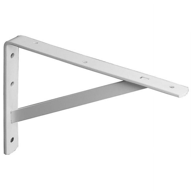 Knape & Vogt White Steel Bracket N/A Ga. 20 in. L 600 lb